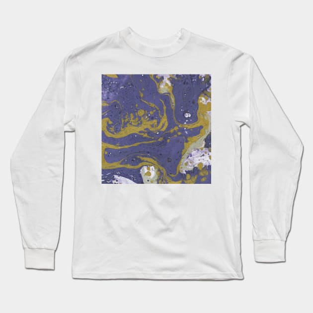 Cloudy Night Long Sleeve T-Shirt by NJORDUR